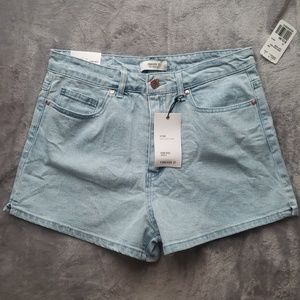 High Rise Jean Shorts